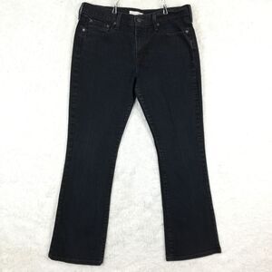 Levi's Womens Jeans 515 Boot Cut Denim Blue Y2K Dark‎ Wash Blackish Blue Mid 12